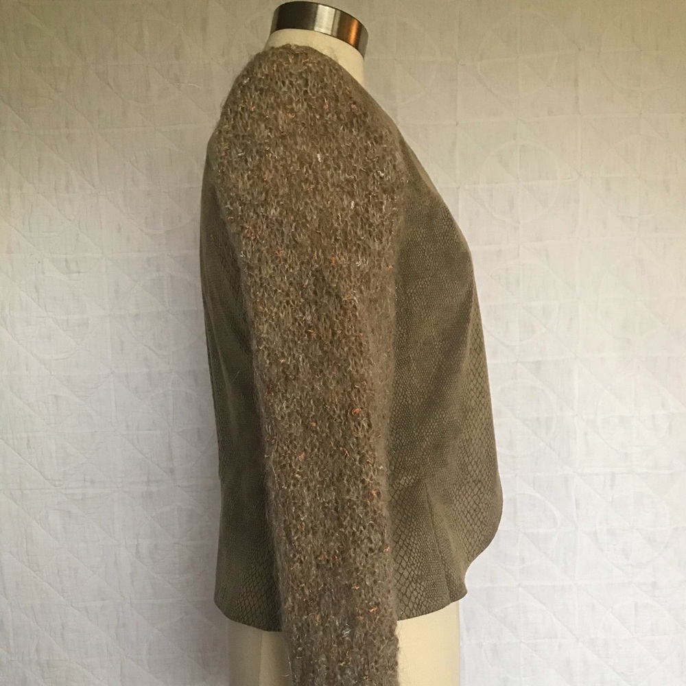 1980s Mixed Media Cardigan